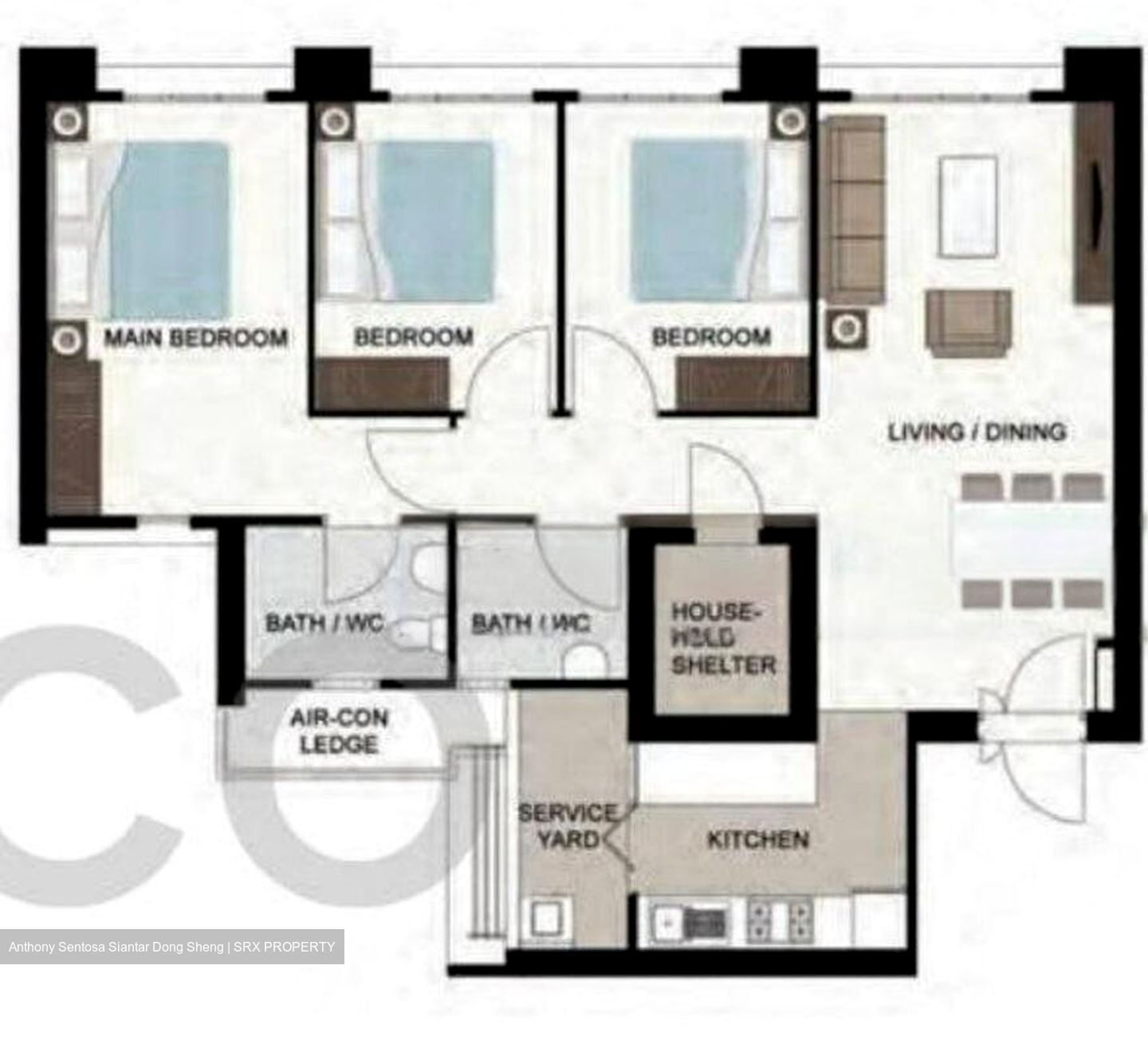 Blk 95C City Vue @henderson (Bukit Merah), HDB 4 Rooms #498822151